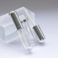 Custom 3ml Clear AS Plastic Round Lip Gloss Tube Empty Cosmetic Container with Wand
