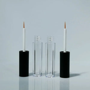 Custom 3.5ml Simple Tall Thin ABS Plastic Eyeliner Tube Empty Cosmetic Packaging Container