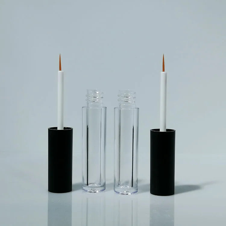 Custom 3.5ml Simple Tall Thin ABS Plastic Eyeliner Tube Empty Cosmetic Packaging Container