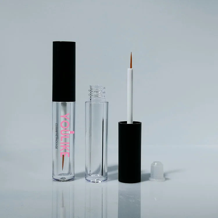 Custom 3.5ml Simple Tall Thin ABS Plastic Eyeliner Tube Empty Cosmetic Packaging Container