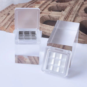 Ultra - Slim Square Cosmetic Compact | Recyclable PS Single Pan Case - Compacts & Palettes