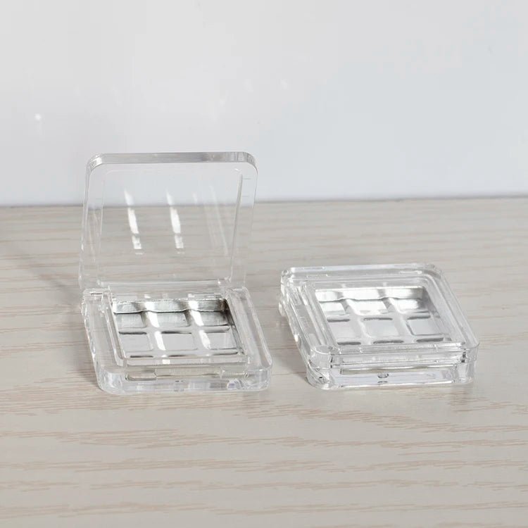 Ultra - Slim Square Cosmetic Compact | Recyclable PS Single Pan Case - Compacts & Palettes