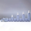 Flush Cylinder Empty Skincare Bottle and Cream Jar Set with Lotion Pump for Clinical Treatment